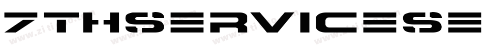 7ThServiceSemiItalic-ydYe字体转换