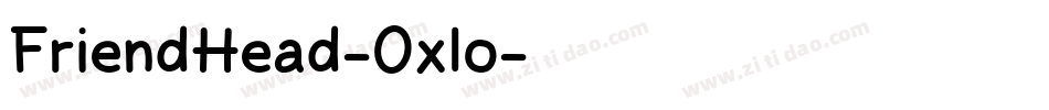 FriendHead-Oxlo字体转换