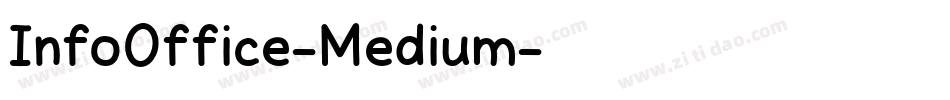 InfoOffice-Medium字体转换