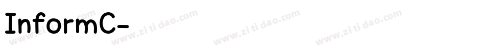 InformC字体转换