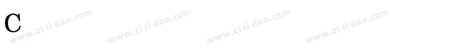 CenturySchoolbook-Thin字体转换