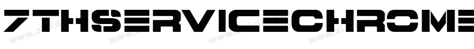 7ThServiceChromeItalic-34l8字体转换