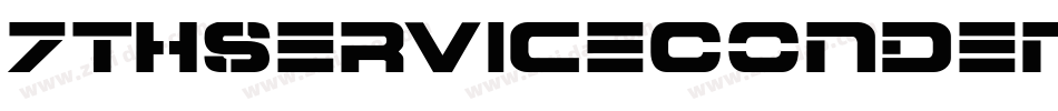7ThServiceCondensedItalic-pYgO字体转换