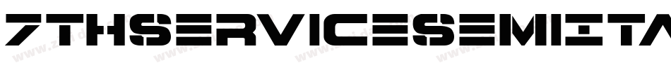 7ThServiceSemiItalic-ydYe字体转换