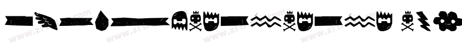 7DingbatSlatsLt-ARox字体转换