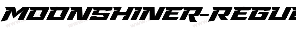 Moonshiner-RegularLines字体转换