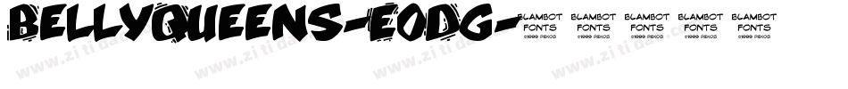 BellyQueens-E0Dg字体转换