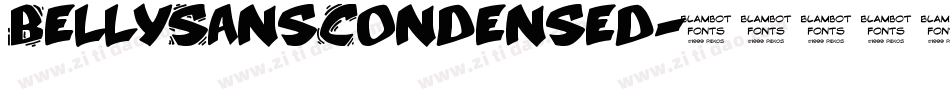 BellySansCondensed字体转换