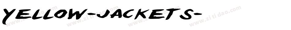Yellow-jackets字体转换