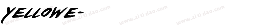 Yellowe字体转换