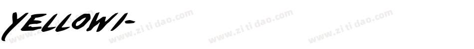 Yellowi字体转换