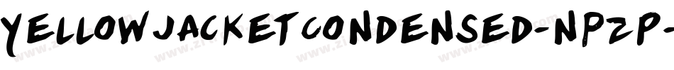 YellowjacketCondensed-npZP字体转换