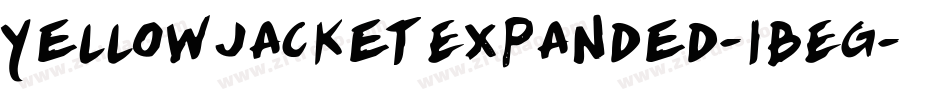 YellowjacketExpanded-1BEg字体转换