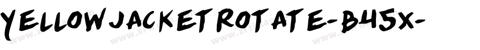 YellowjacketRotate-B45x字体转换