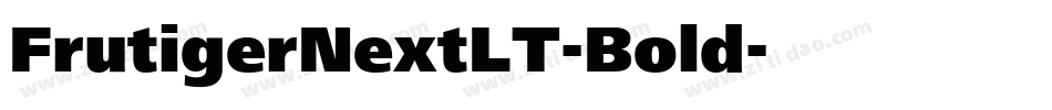 FrutigerNextLT-Bold字体转换