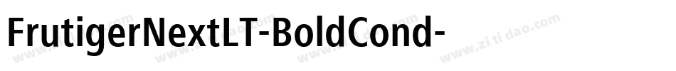 FrutigerNextLT-BoldCond字体转换