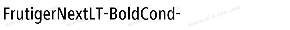 FrutigerNextLT-BoldCond字体转换