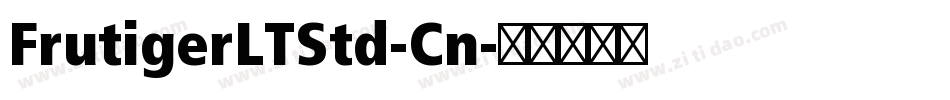 FrutigerLTStd-Cn字体转换