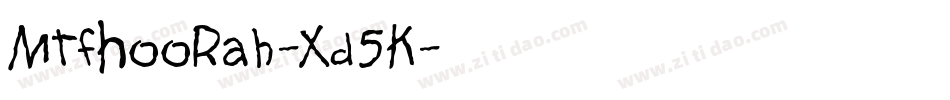 MtfHooRah-Xd5K字体转换