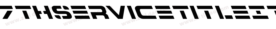 7ThServiceTitleItalic-nBA0字体转换