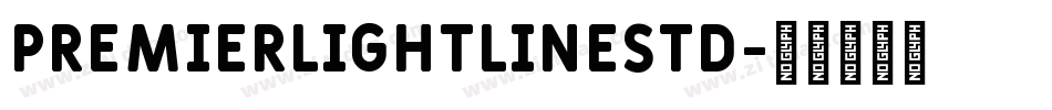 PremierLightlineStd字体转换