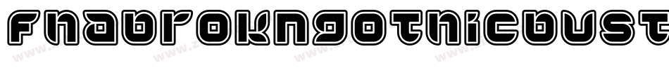 Fhabrokngothicbustddnc-xGYr字体转换