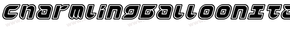 CharmlingBalloonItalic-qZZYr字体转换