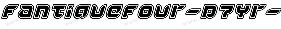 FantiqueFour-p7Yr字体转换