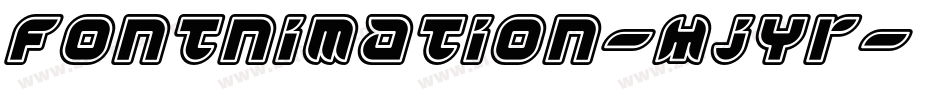 Fontnimation-MjYr字体转换