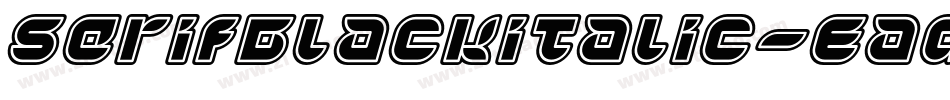 SerifBlackitalic-EaqYr字体转换