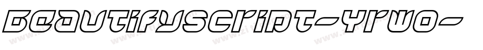 Beautifyscript-YrWo字体转换