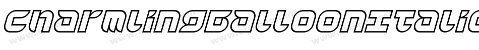 CharmlingBalloonItalic-qZZYr字体转换