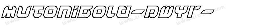 MutoniBold-pwYr字体转换