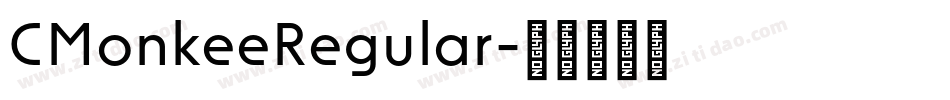 CMonkeeRegular字体转换