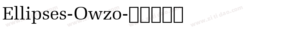 Ellipses-Owzo字体转换
