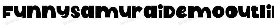 FunnySamuraiDemoOutline-p7ged字体转换