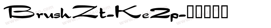 BrushZt-Ke2p字体转换