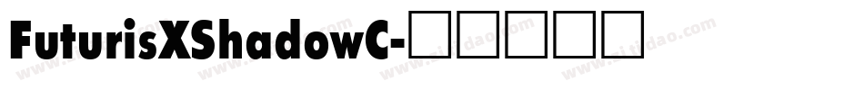 FuturisXShadowC字体转换