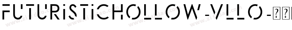 FuturisticHollow-vLlO字体转换