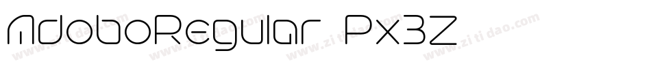 AdoboRegular-Px2Z字体转换