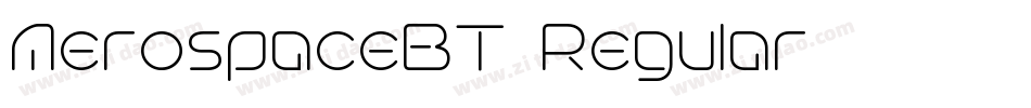 AerospaceBT-Regular字体转换