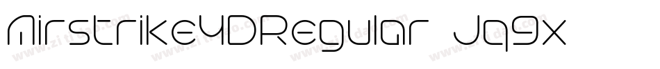 Airstrike3DRegular-Jq8x字体转换 Airstrike3DRegular-Jq8x字体转换