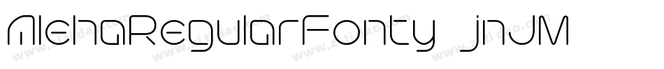 AlehaRegularFonty-jnJM字体转换