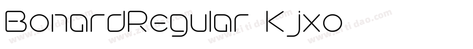 BonardRegular-Kjxo字体转换