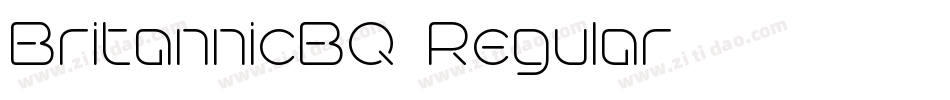 BritannicBQ-Regular字体转换 BritannicBQ-Regular字体转换