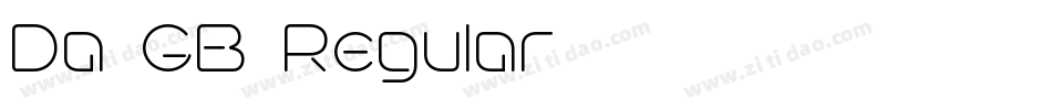 Da-GB-Regular字体转换