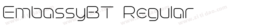 EmbassyBT-Regular字体转换