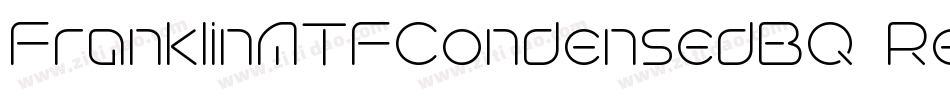 FranklinATFCondensedBQ-Regular字体转换