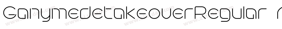 GanymedetakeoverRegular-AxM7字体转换