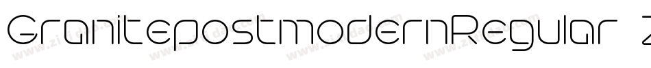 GranitepostmodernRegular-ZlJB字体转换 GranitepostmodernRegular-ZlJB字体转换